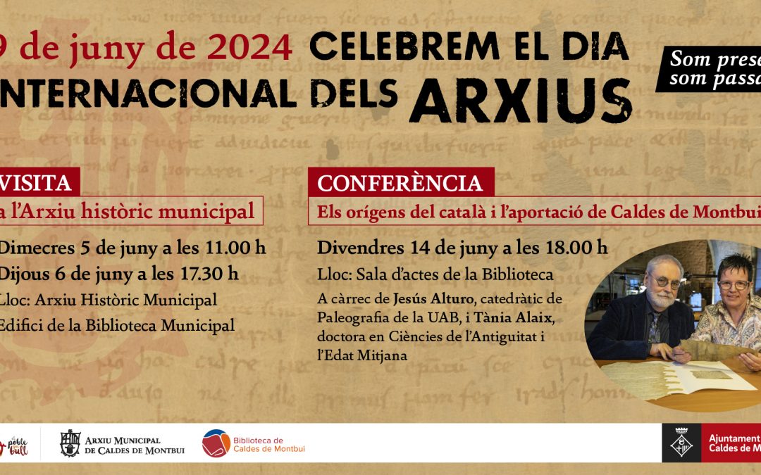 Conferència Els orígens del català i l’aportació de Caldes de Montbui